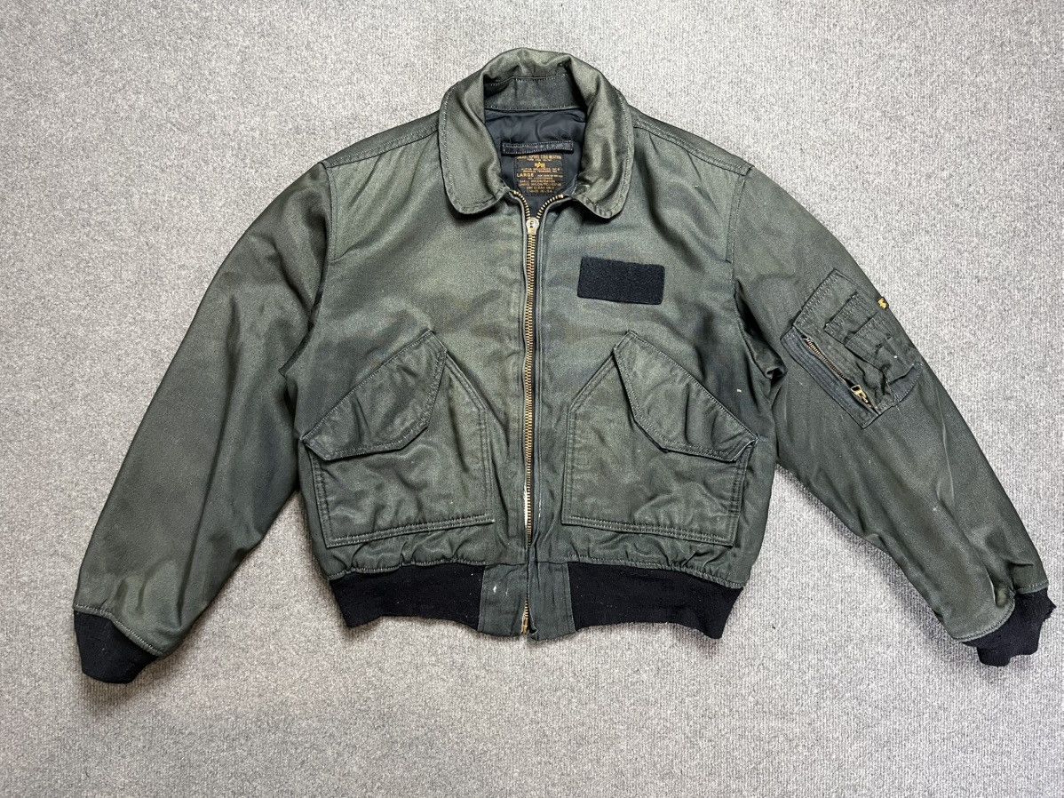 Vintage rare Alpha Industries bomber type CWU 45/MP