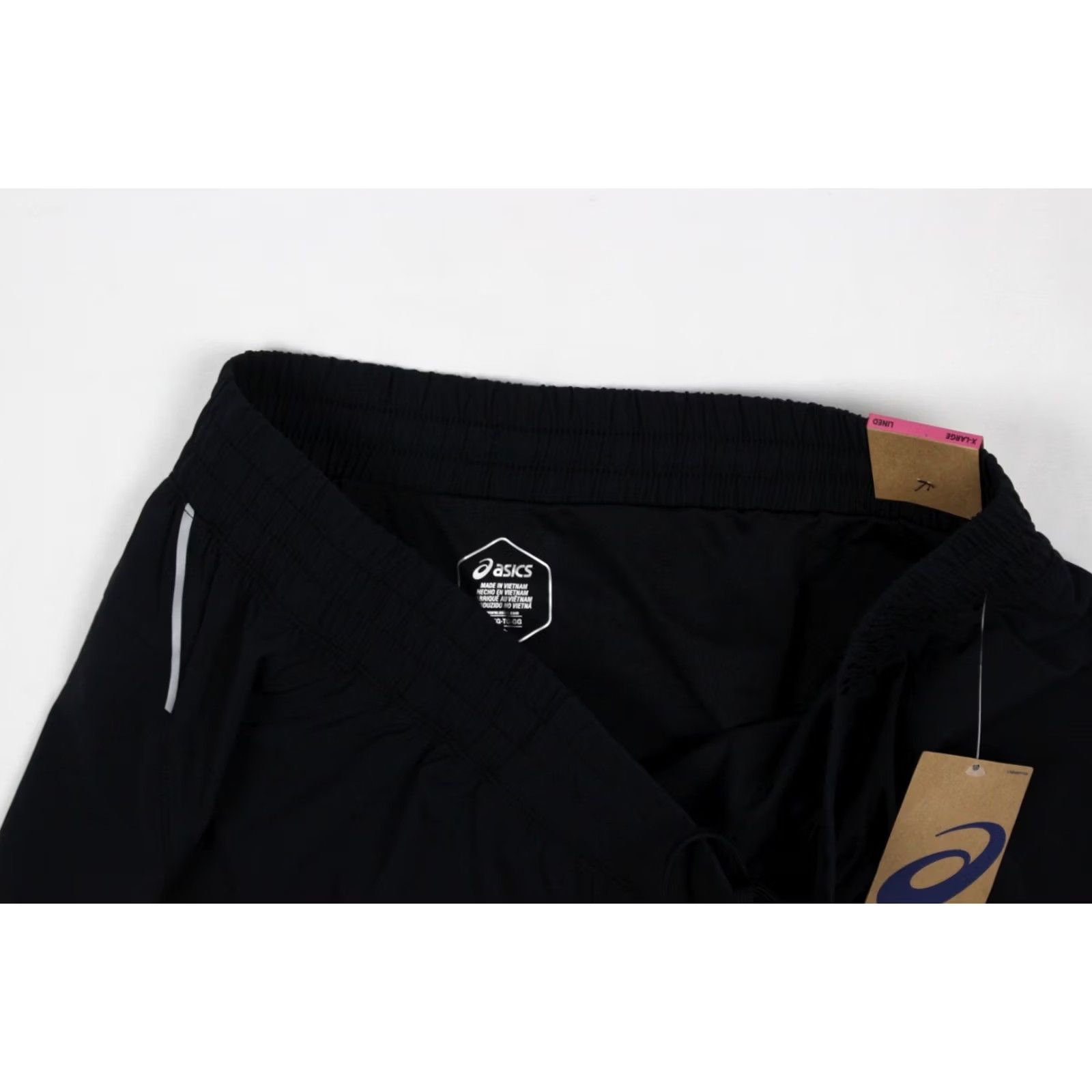 Asics ASICS Women's Run Shorts Lasercut Lined 2.5" Inseam XL Black Size 40" / US 18 - 5 Thumbnail
