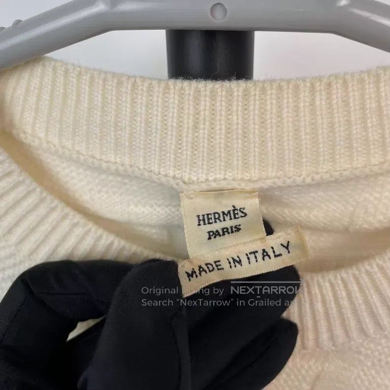 Hermes Hermes Sweater, White Size XS / US 0-2 / IT 36-38 - 8 Thumbnail
