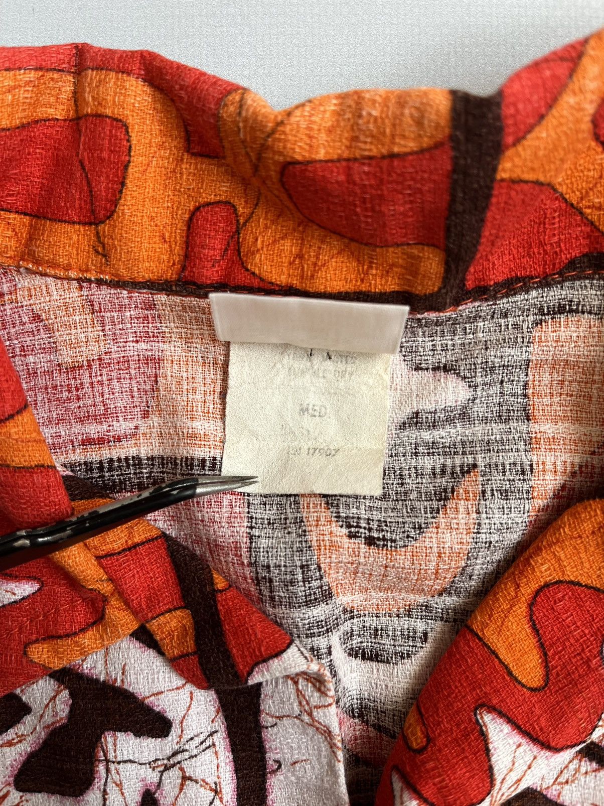 Sears Vintage 60s Sears Kings Road Orange Hawaiian Button Up Shirt Size US M / EU 48-50 / 2 - 4 Thumbnail