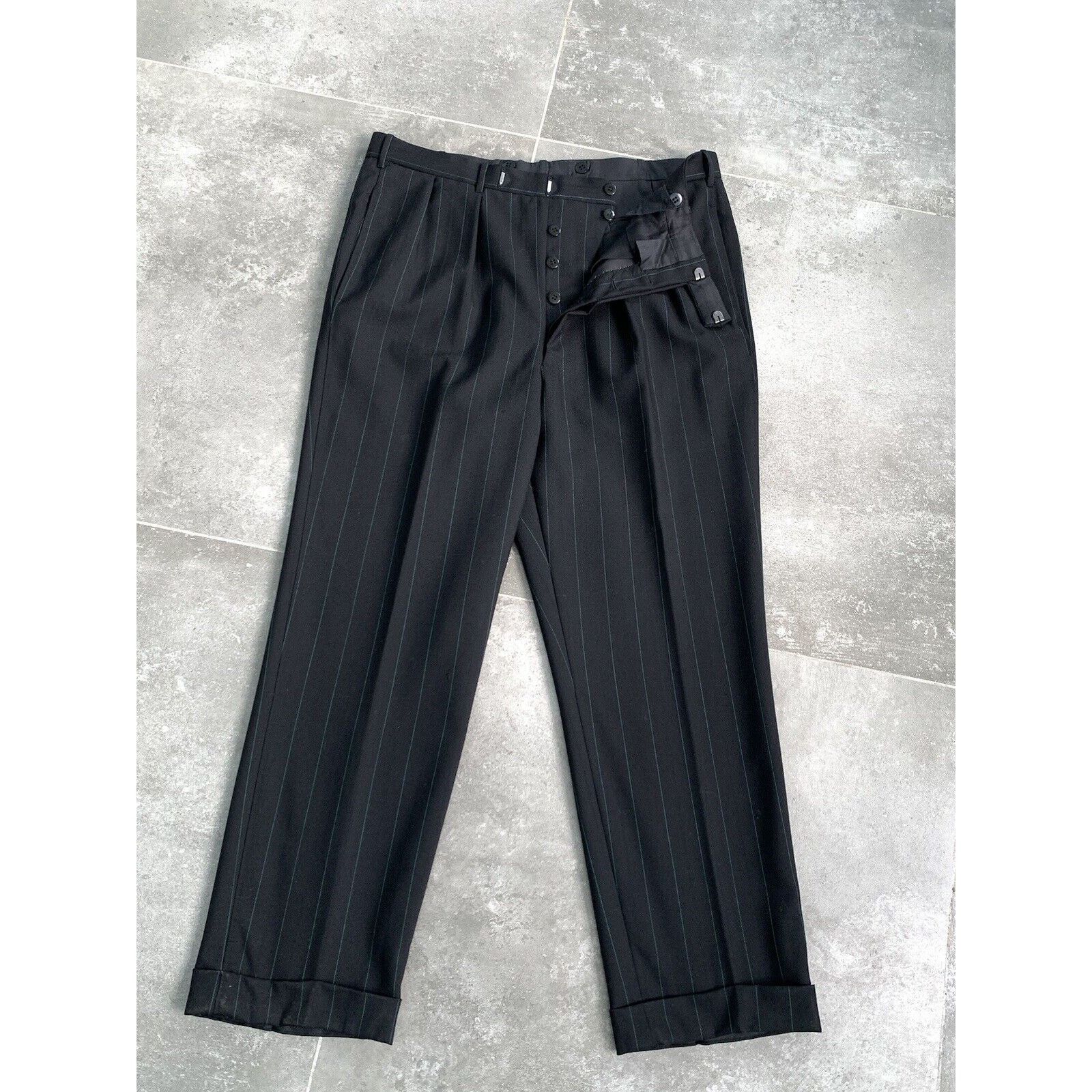 Designer ARNYS PARIS Bespoke Suit Blazer Trousers EU 50 UK 40 Short Size 50S - 19 Thumbnail