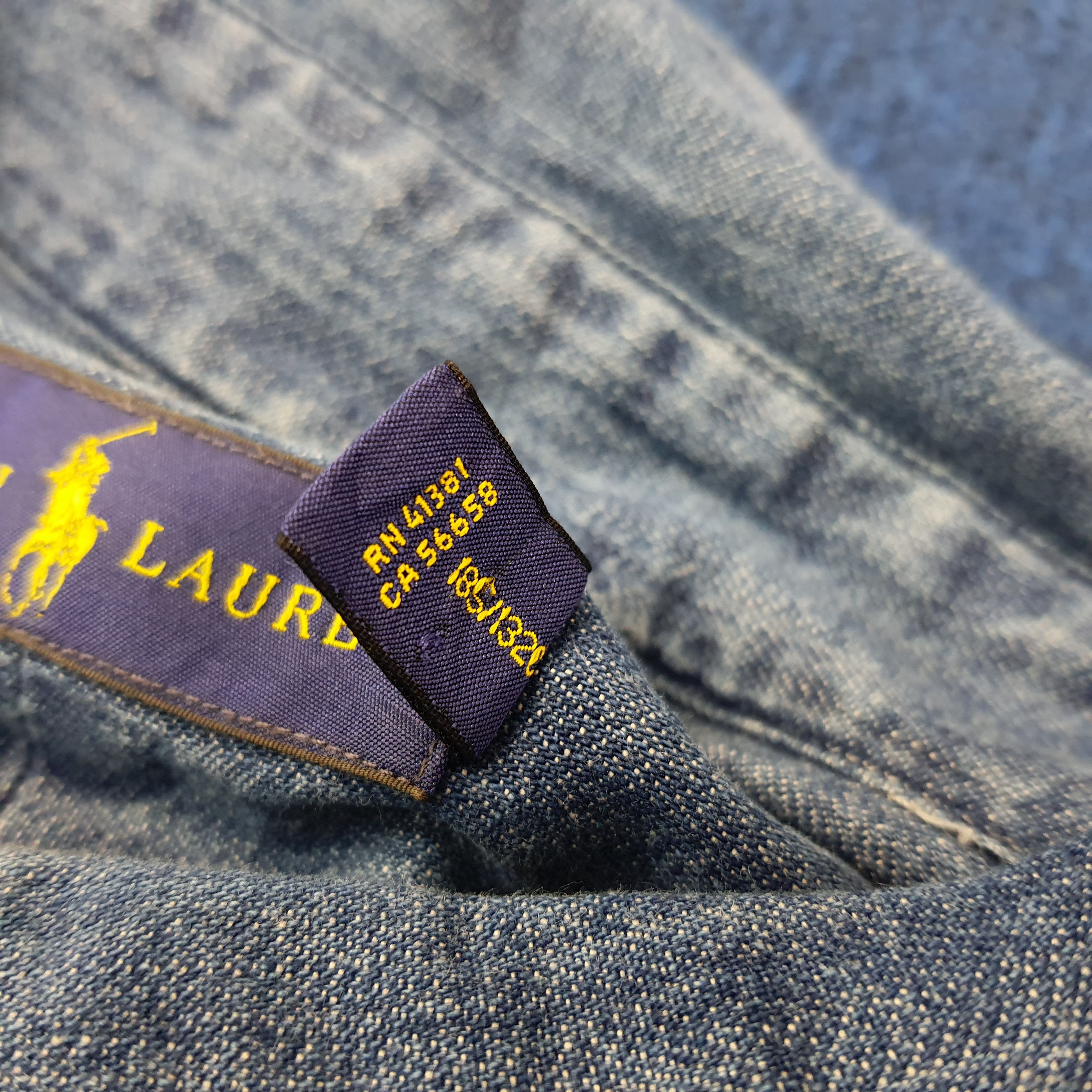 Ralph Lauren Vintage Ralph Lauren Button Up Denim Shirt C223N33 Size US XXL / EU 58 / 5 - 5 Thumbnail
