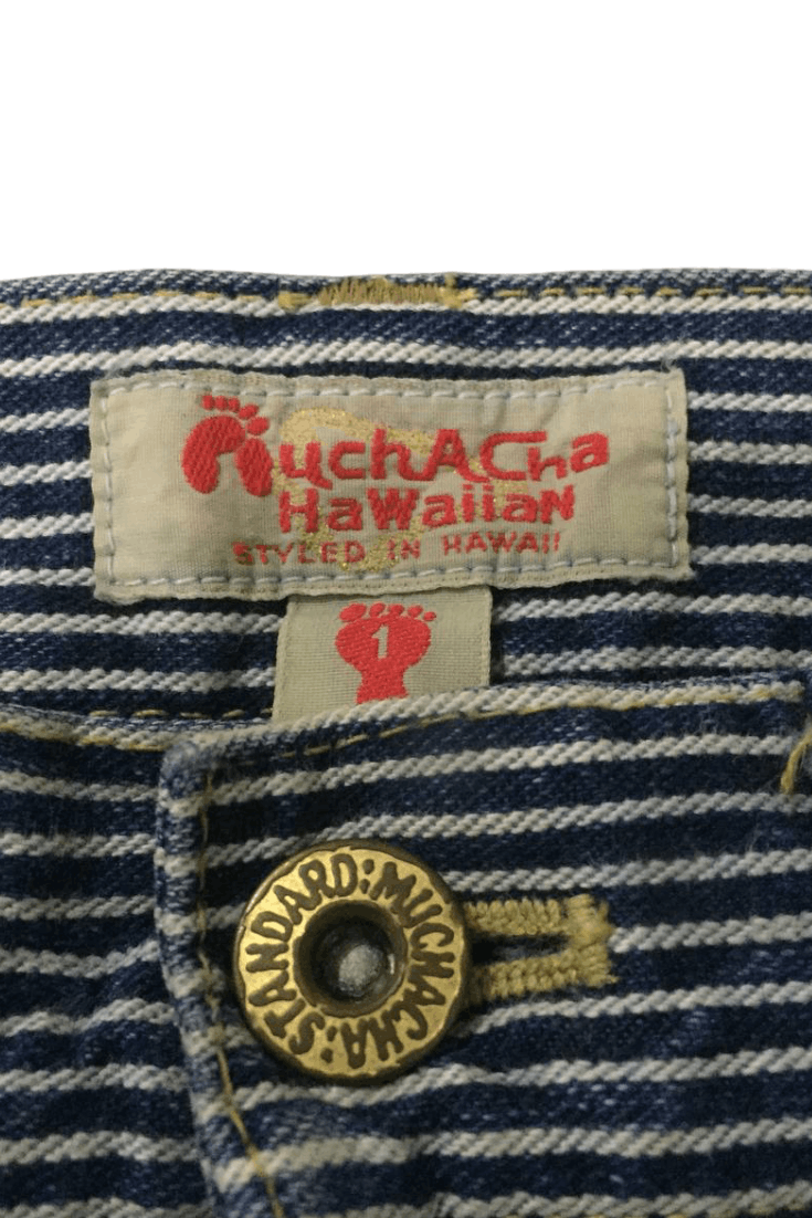Japanese Brand SICK CRAZY POEM FLARE PATCHWORK DENIM PANTS Size 30" / US 8 / IT 44 - 4 Thumbnail