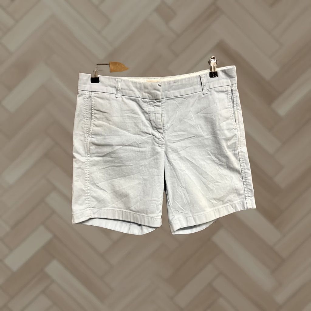J.Crew J. Crew Womens Blue Chino Shorts Size 10 - Regular Cotton Chino Shorts Womens 10 Blue J.Crew Size 32" / US 10 / IT 46 - 1 Thumbnail