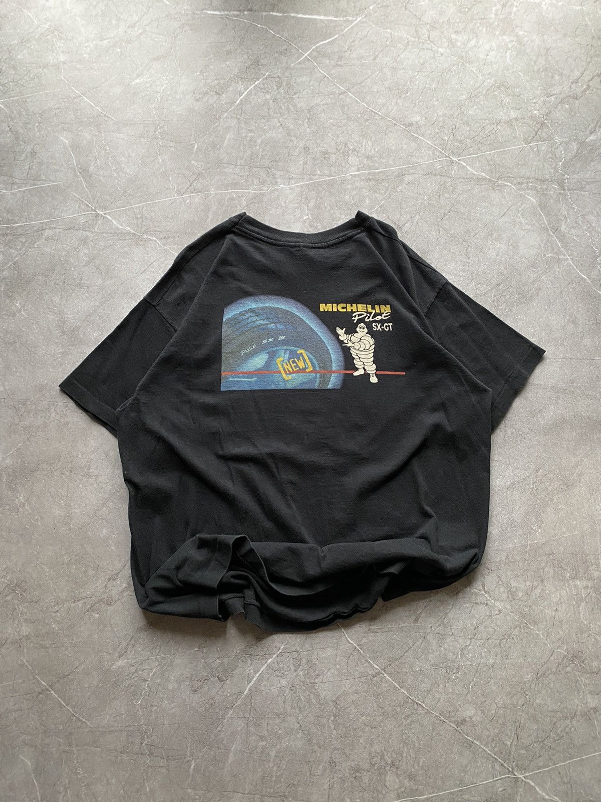 Vintage Vintage 90s Michelin Pilot SX GT Tires Promo Shirt Screen Size US XL / EU 56 / 4 - 2 Thumbnail