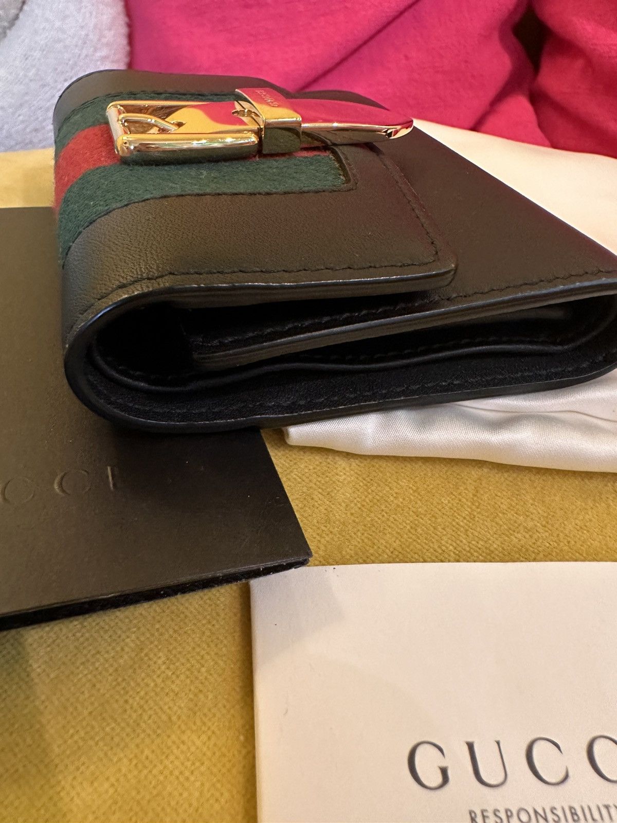 Gucci Gucci Ophidia Compact wallet tri-fold Size ONE SIZE - 4 Thumbnail