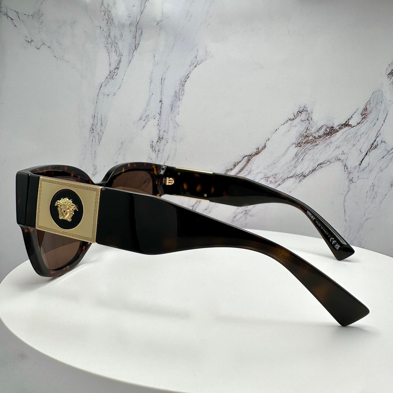 Versace NEW VERSACE Sunglasses Brown Black Tortoise Gold Medusa Size ONE SIZE - 7 Thumbnail