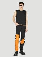 Raf Simons o1y0325 Denim Pant in Black/Orange Size US 29 - 5 Thumbnail