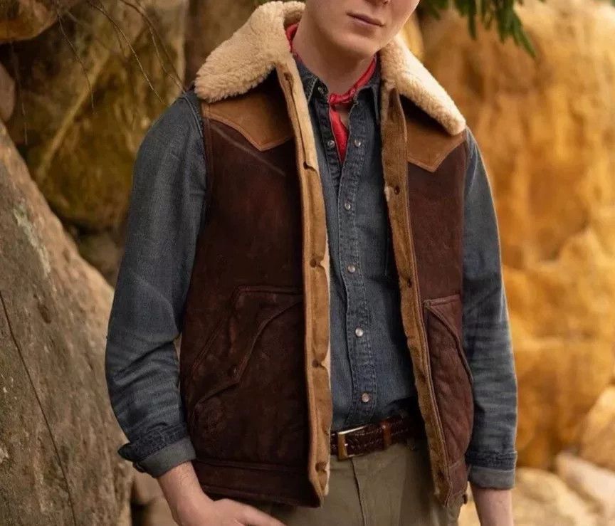 RRL Ralph Lauren Ralph Lauren RRL Men's Shearling Vest Size US S / EU 44-46 / 1 - 1 Thumbnail