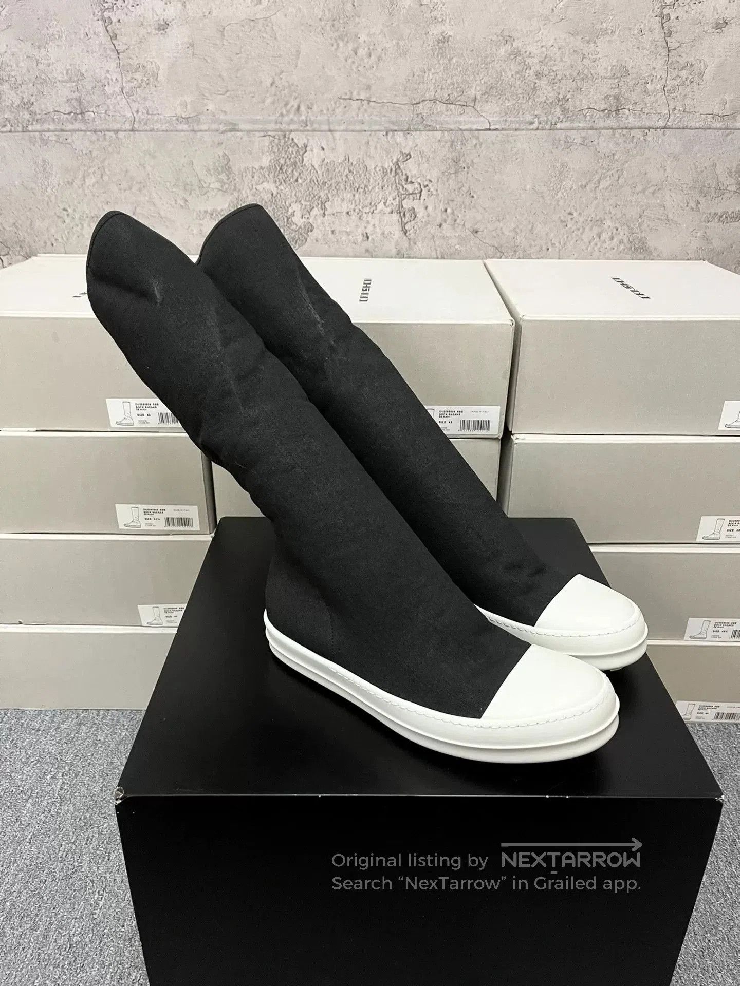 Rick Owens Rick Owens Waxed Knit Stretch Knee. Size US 7 / EU 40 - 2 Thumbnail