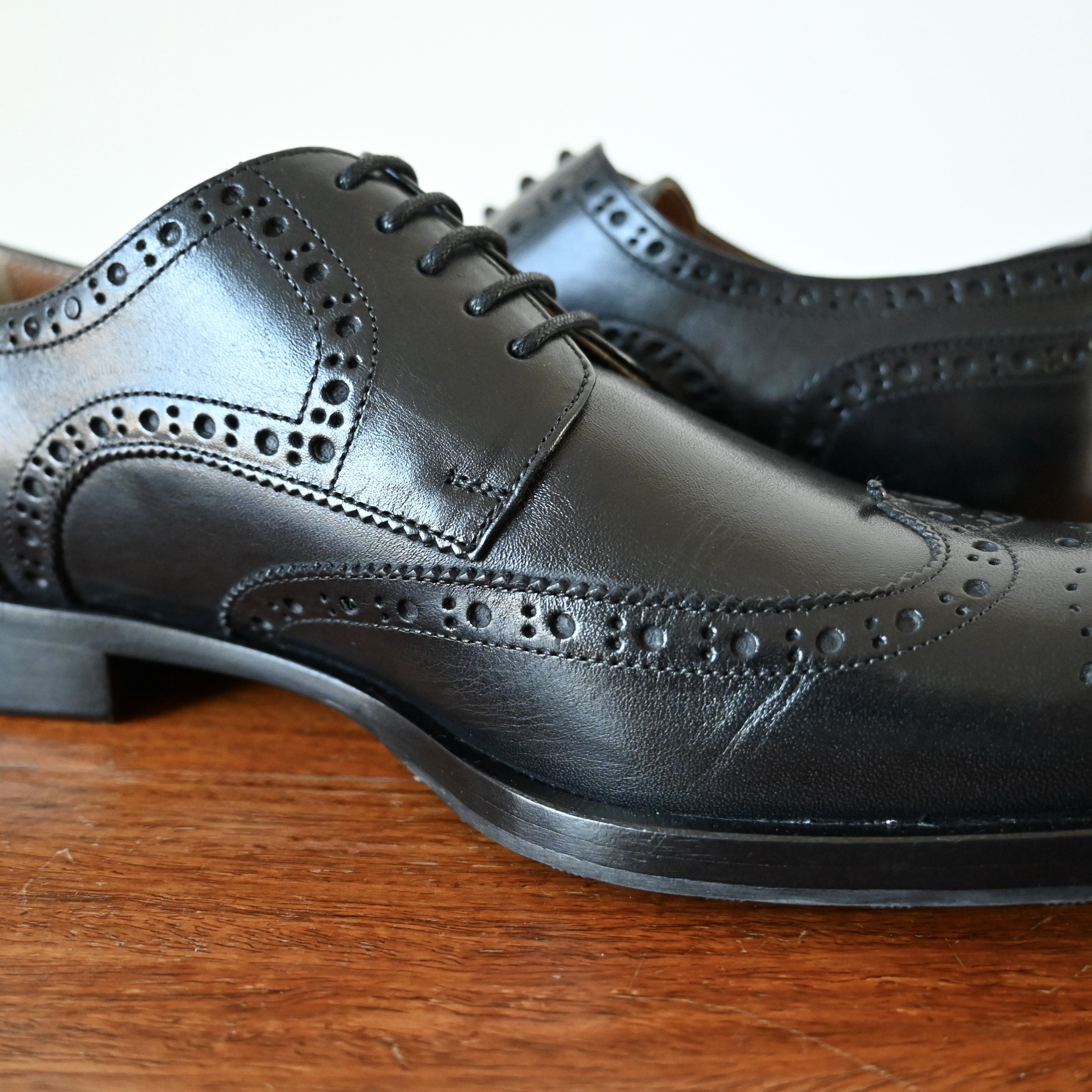 Other J.P. DAVID full-brogue derby shoes, made in Italy Size US 9.5 / EU 42-43 - 6 Thumbnail