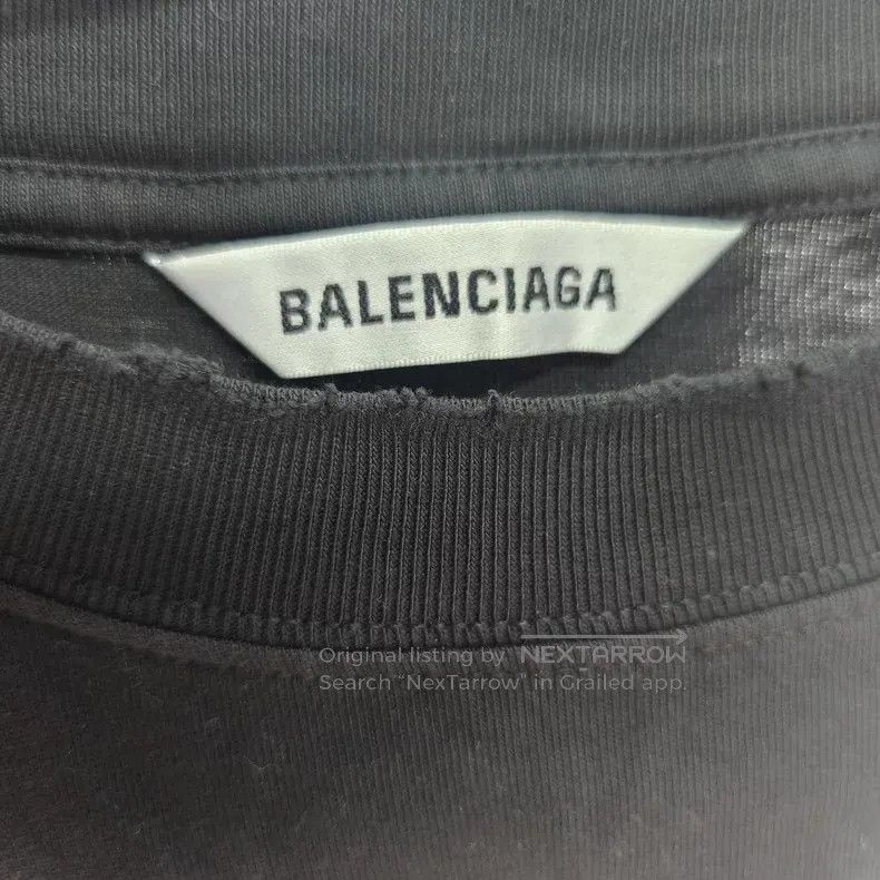 Balenciaga Balenciaga Double-sided church printed black short-sleeved Size US M / EU 48-50 / 2 - 4 Thumbnail
