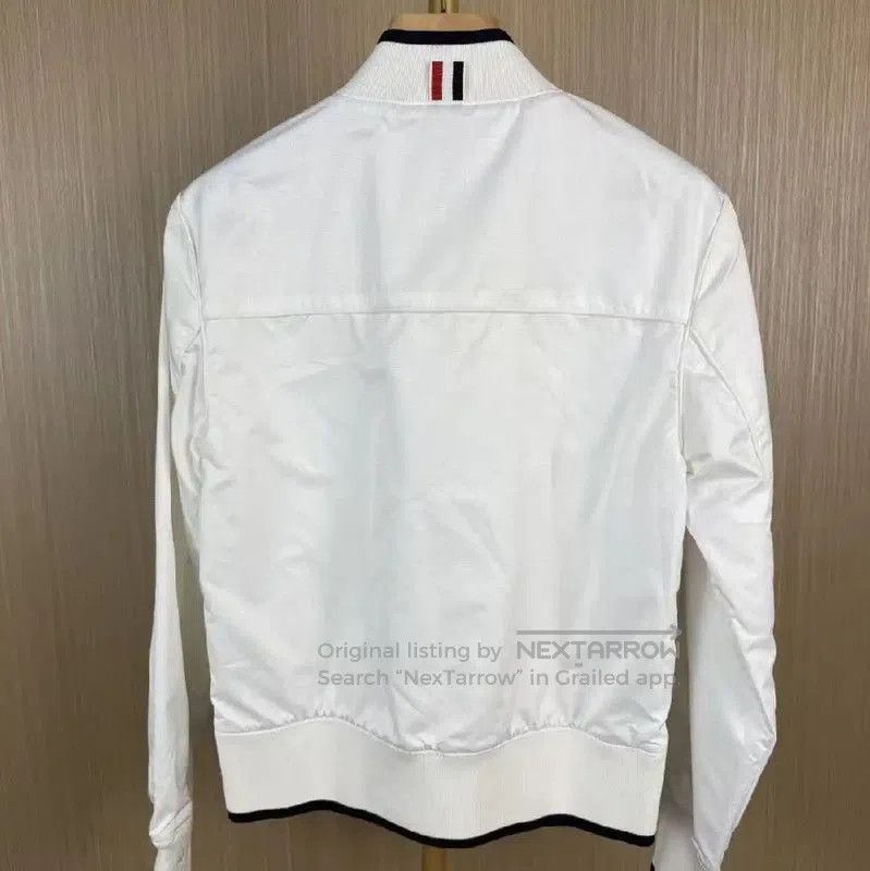 Thom Browne Thom Browne Women's White Jacket . Size L / US 10 / IT 46 - 2 Thumbnail