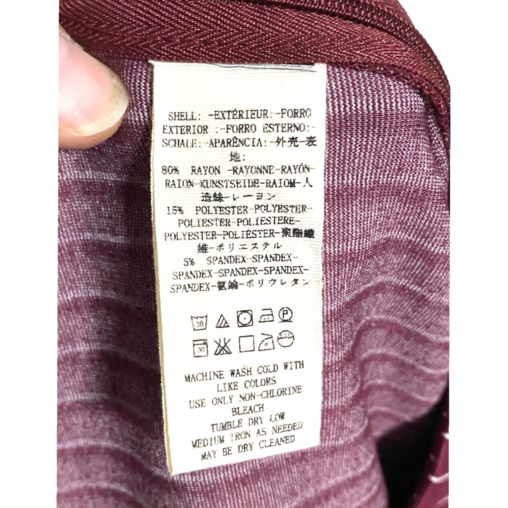 Free People Free People Bell Bottom Flare Pants 0 Women Regular 23 Inseam 26in Striped Winterberry Boho Hippie Rave Size 25" / US 0 / IT 36 - 8 Thumbnail