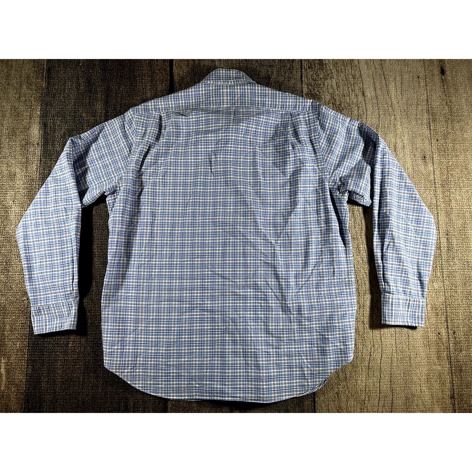 Polo Ralph Lauren Polo Ralph Lauren Blue Plaid Color Jockey Shirt XL Mens Size US XL / EU 56 / 4 - 7 Thumbnail