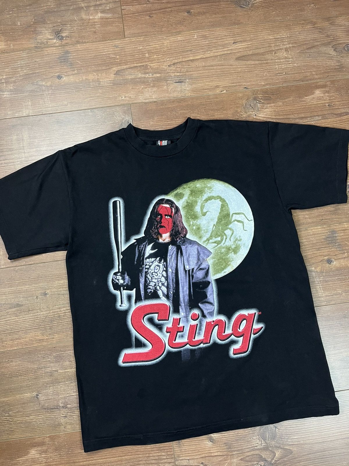 Giant Sting NWO Scorpion WCW T-Shirt 1990's Giant Large L @444 Size US XL / EU 56 / 4 - 2 Thumbnail