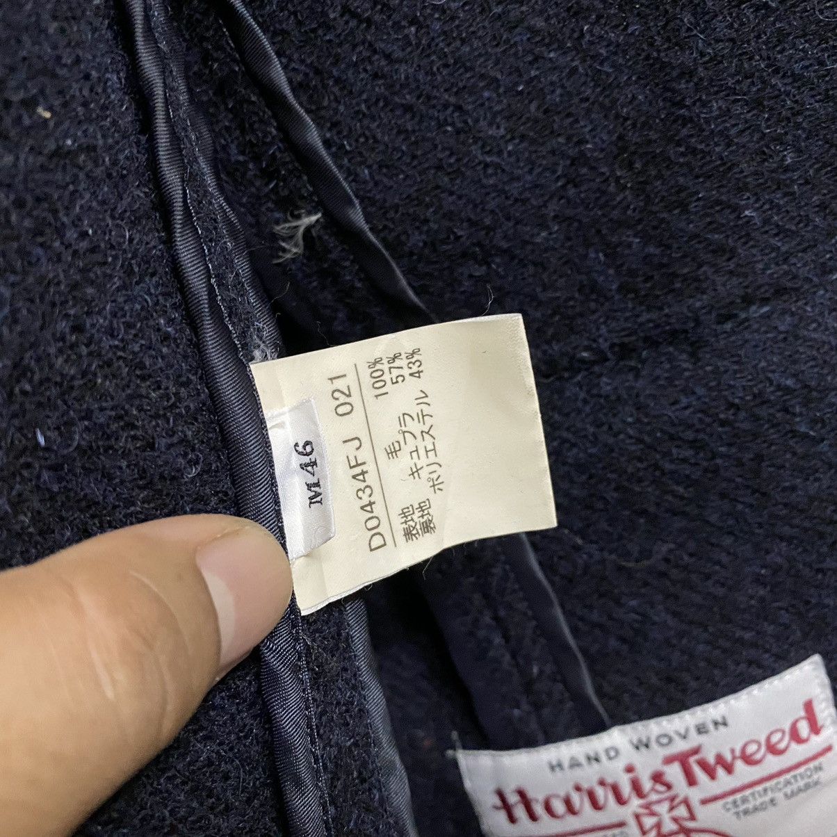 Harris Tweed Vintage Harris Tweed X Papas Wool Jacket Hand Woven Size 42L - 11 Thumbnail