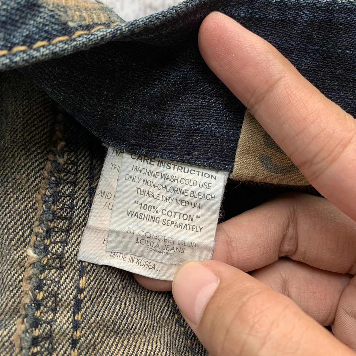 Japanese Brand Rare 2000s Lolita Mudwash Japanese Distressed Jeans Size US 30 / EU 46 - 10 Thumbnail
