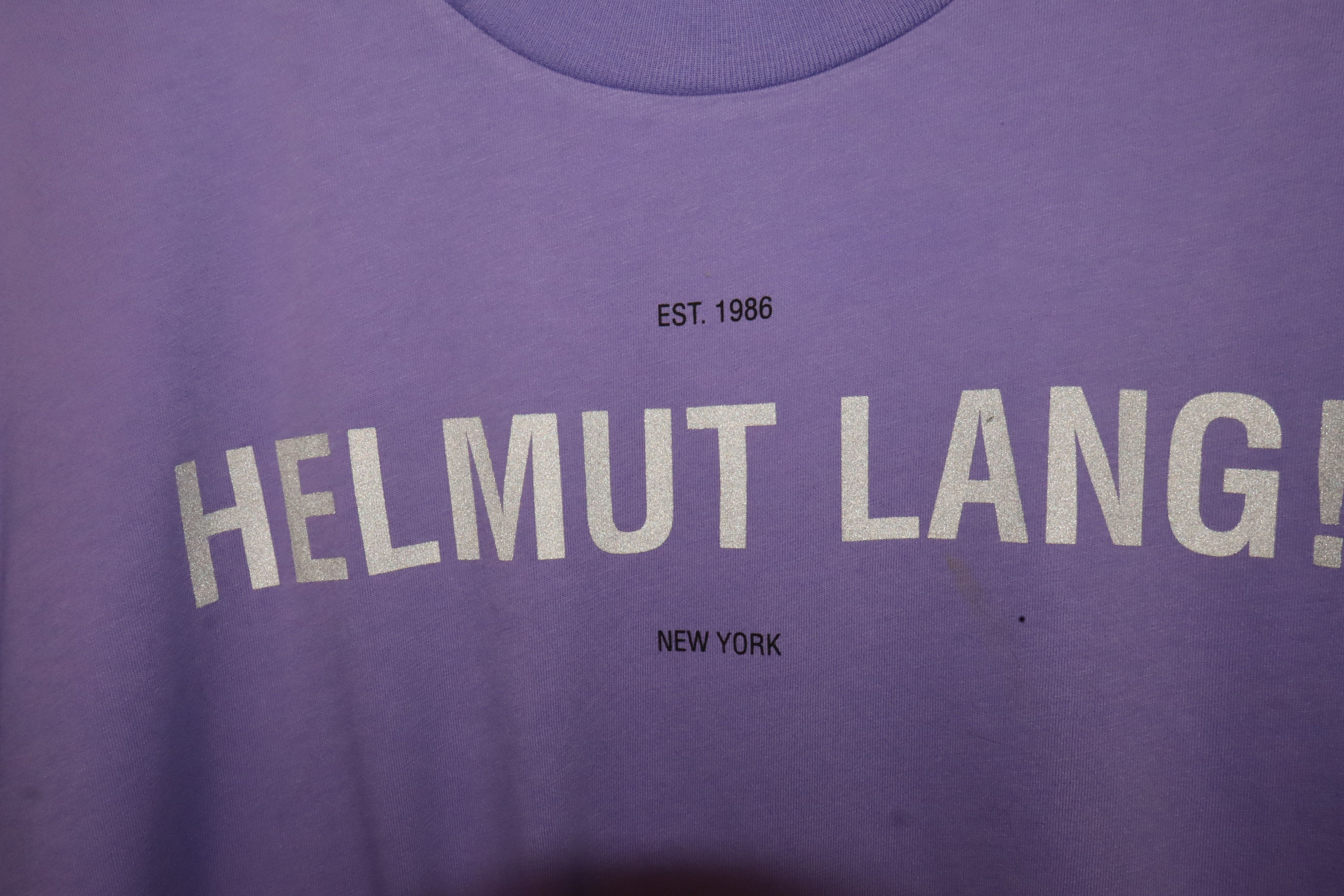 Helmut Lang Oversized log print t-shirt Size US XS / EU 42 / 0 - 2 Thumbnail