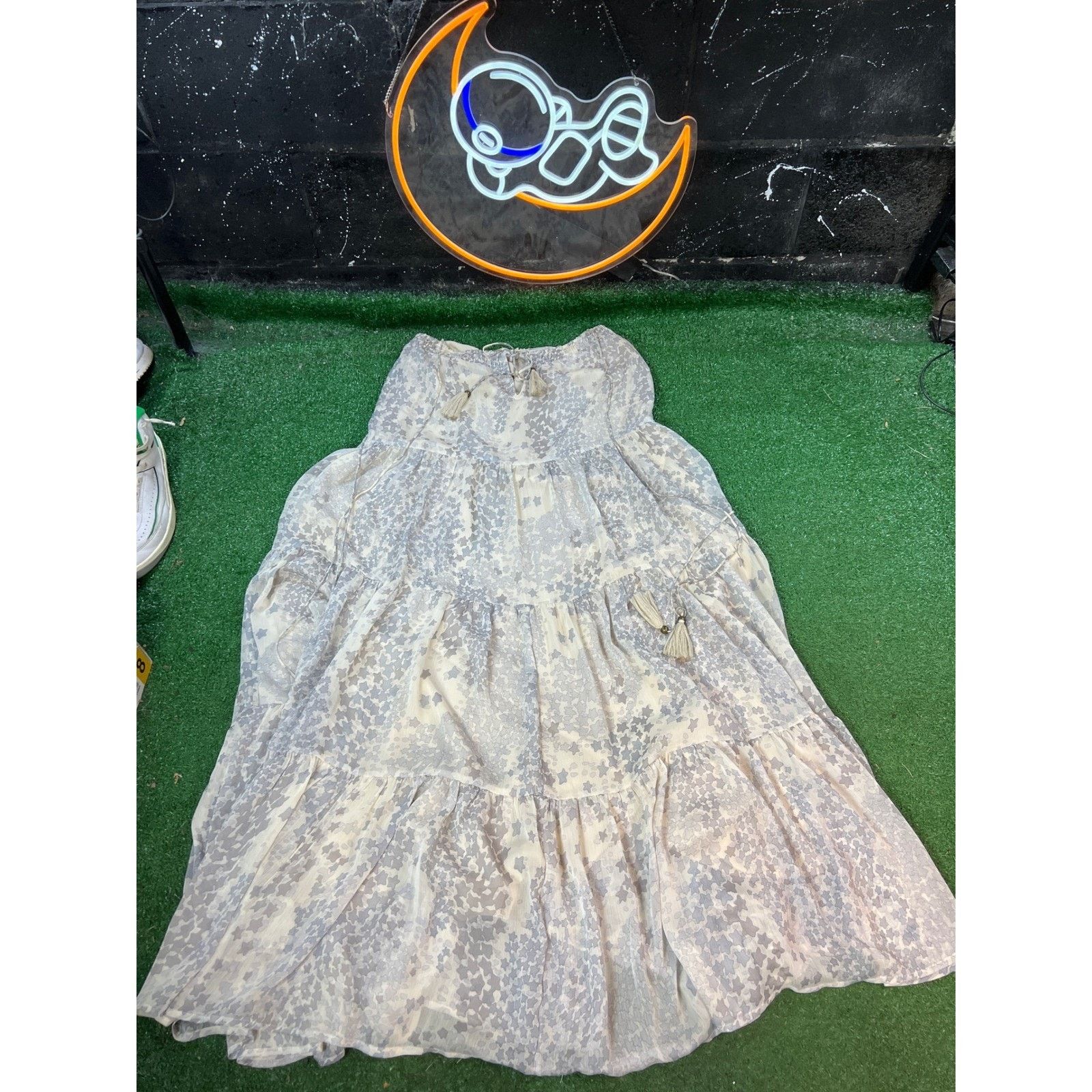 Other Storia Tiered Dress Boho Maxi Long Summer Womens MD Size M / US 6-8 / IT 42-44 - 1 Thumbnail