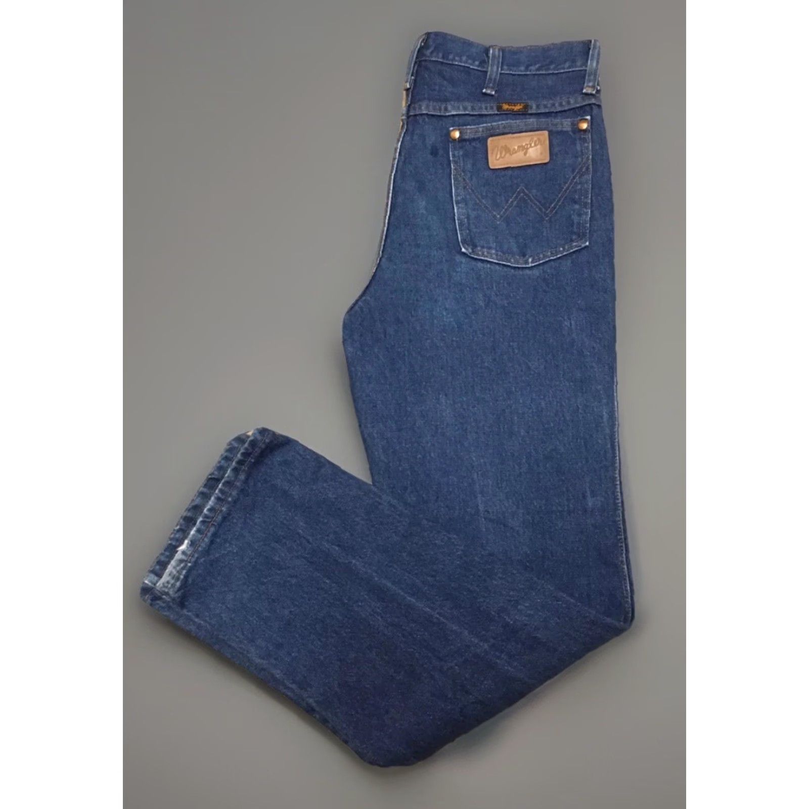 Wrangler VINTAGE Wrangler Jeans Western Cowboy Naturally Distressed From Wear Worn Size 33 32 Size US 33 - 2 Thumbnail