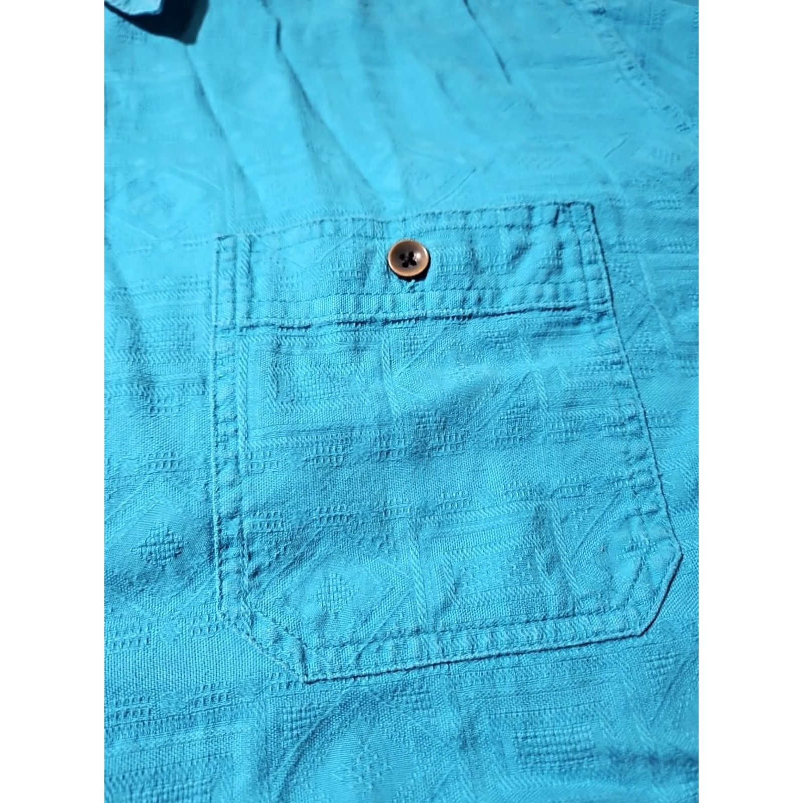 The Territory Ahead Territory Ahead Shirt Mens 2XL Blue Allover Aztec Abstract Button Preppy Shirt Size US XXL / EU 58 / 5 - 7 Thumbnail