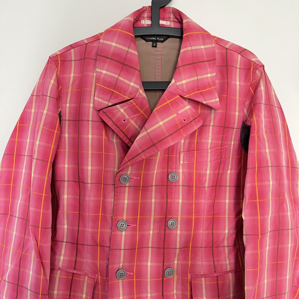 05SS ‘Pink Panther’ Check Double Jacket