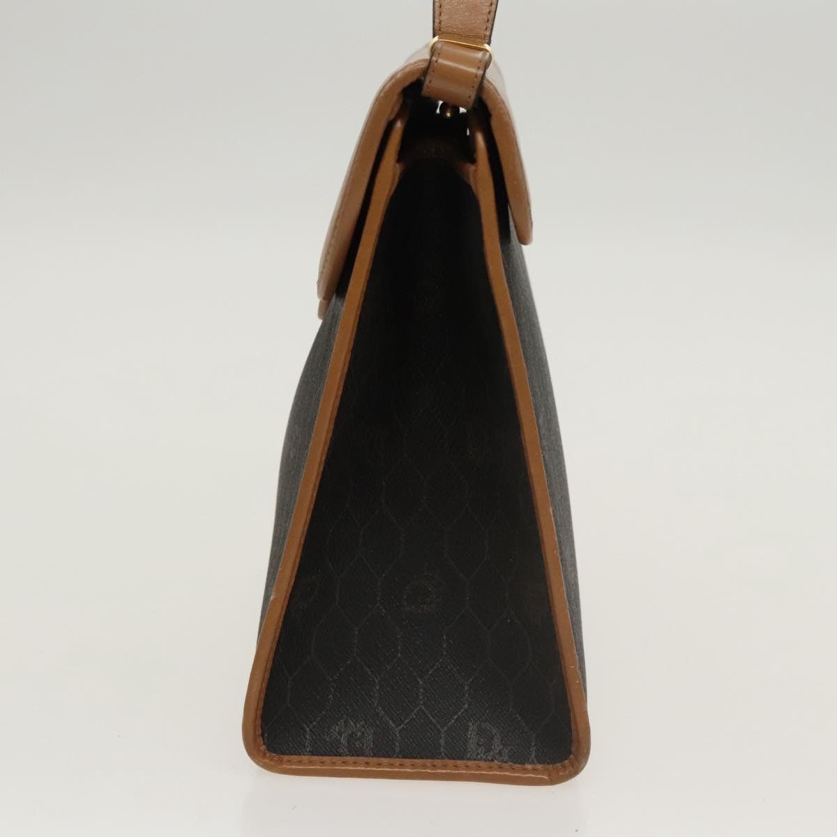 Dior DIOR Honeycomb Canvas Hand Bag Pvc Black Brown Size ONE SIZE - 4 Thumbnail