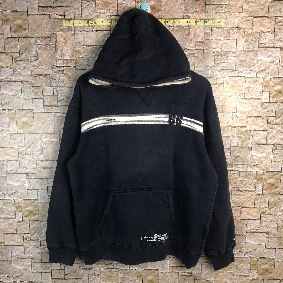 Vans Vans vintage Dark Blue sweatshirt Hoodie #A205 Size US L / EU 52-54 / 3 - 1 Thumbnail
