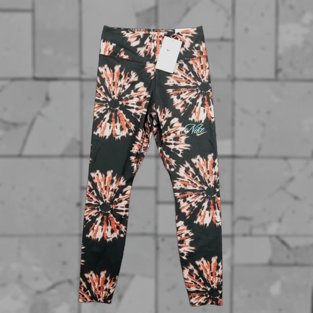 Nike Nike One Luxe Resort Mid Rise 7/8 Leggings Women's Size S Colorful Print DQ3593 Size 28" / US 6 / IT 42 - 1 Thumbnail