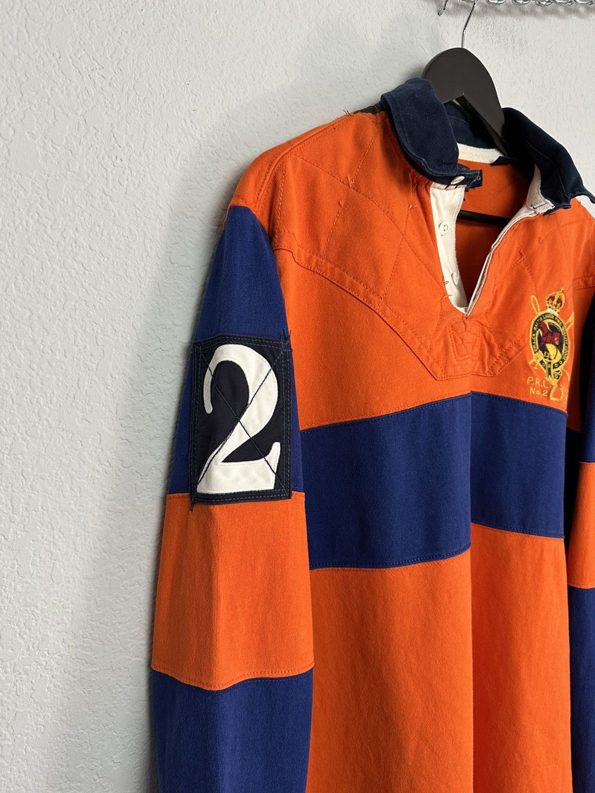 Ralph Lauren Vintage Polo Ralph Lauren Rugby Polo Long Sleeve RRL Size US L / EU 52-54 / 3 - 12 Thumbnail