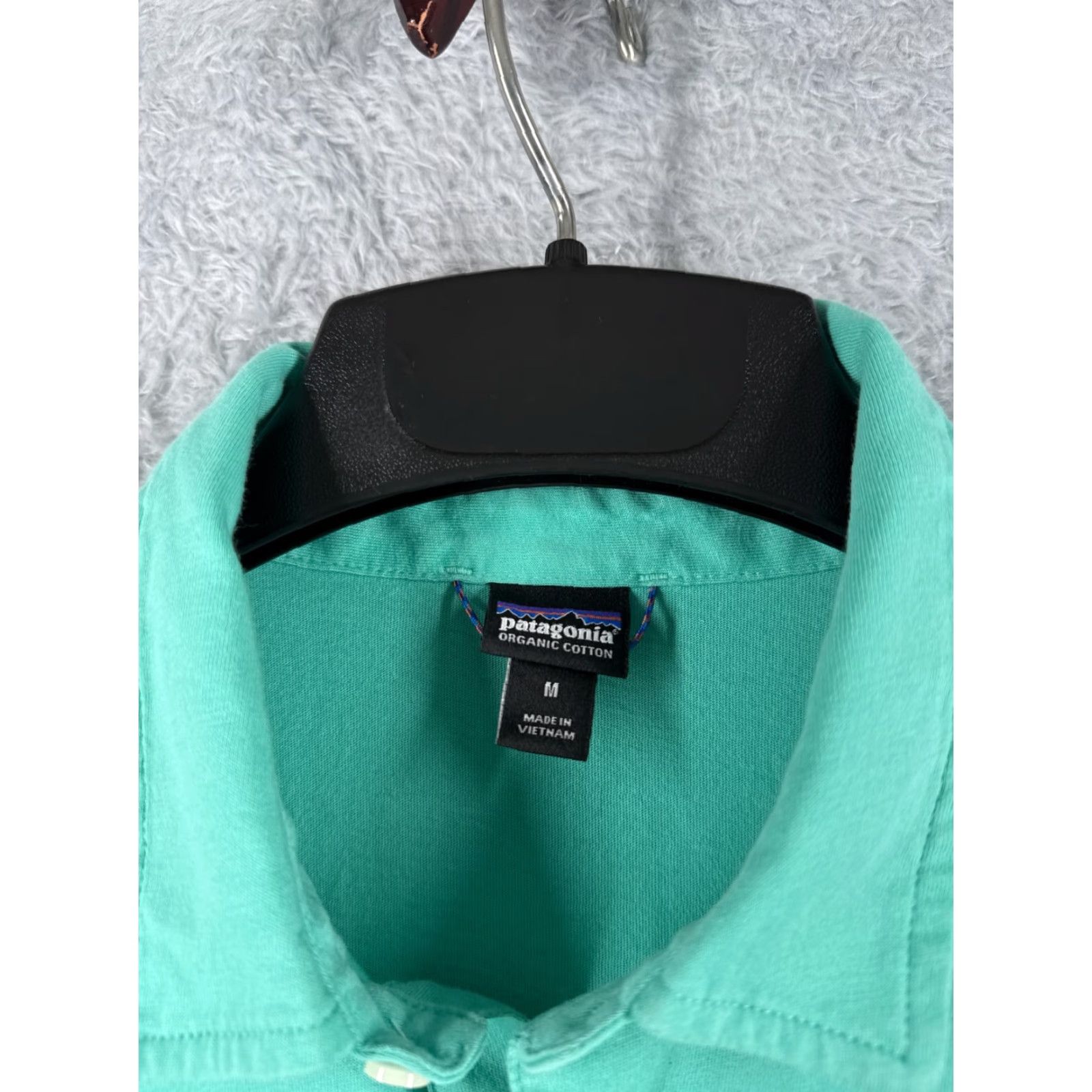Patagonia Patagonia Polo Shirt Adult Medium Green 100% Cotton Jersey Polo Shirt Regular Fit Short Sleeve Embroidered Logo Size US M / EU 48-50 / 2 - 7 Thumbnail