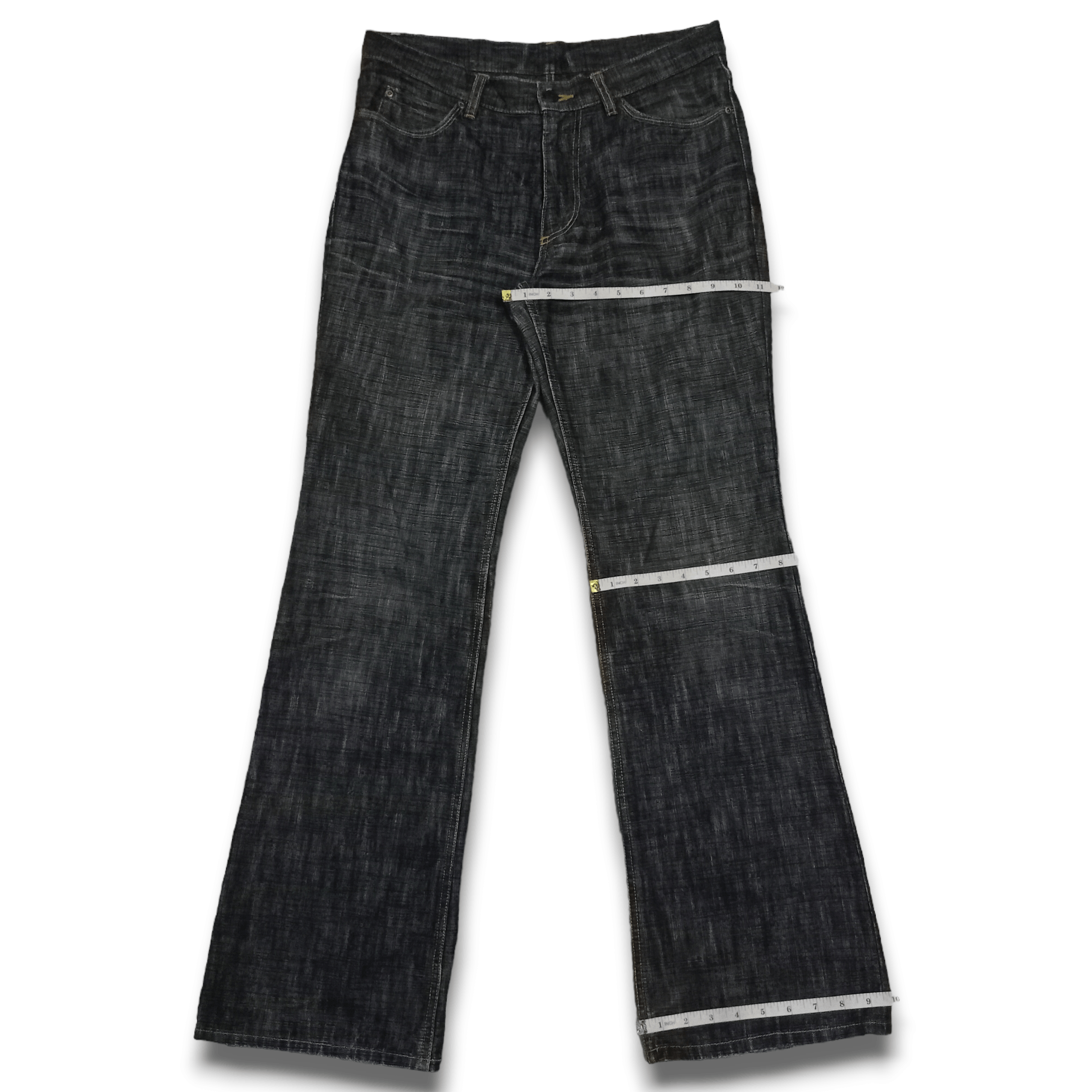 Designer × Japanese Brand Vintage Japanese Brand Atelier Black Flare Jeans 31x32 Size US 31 - 10 Thumbnail