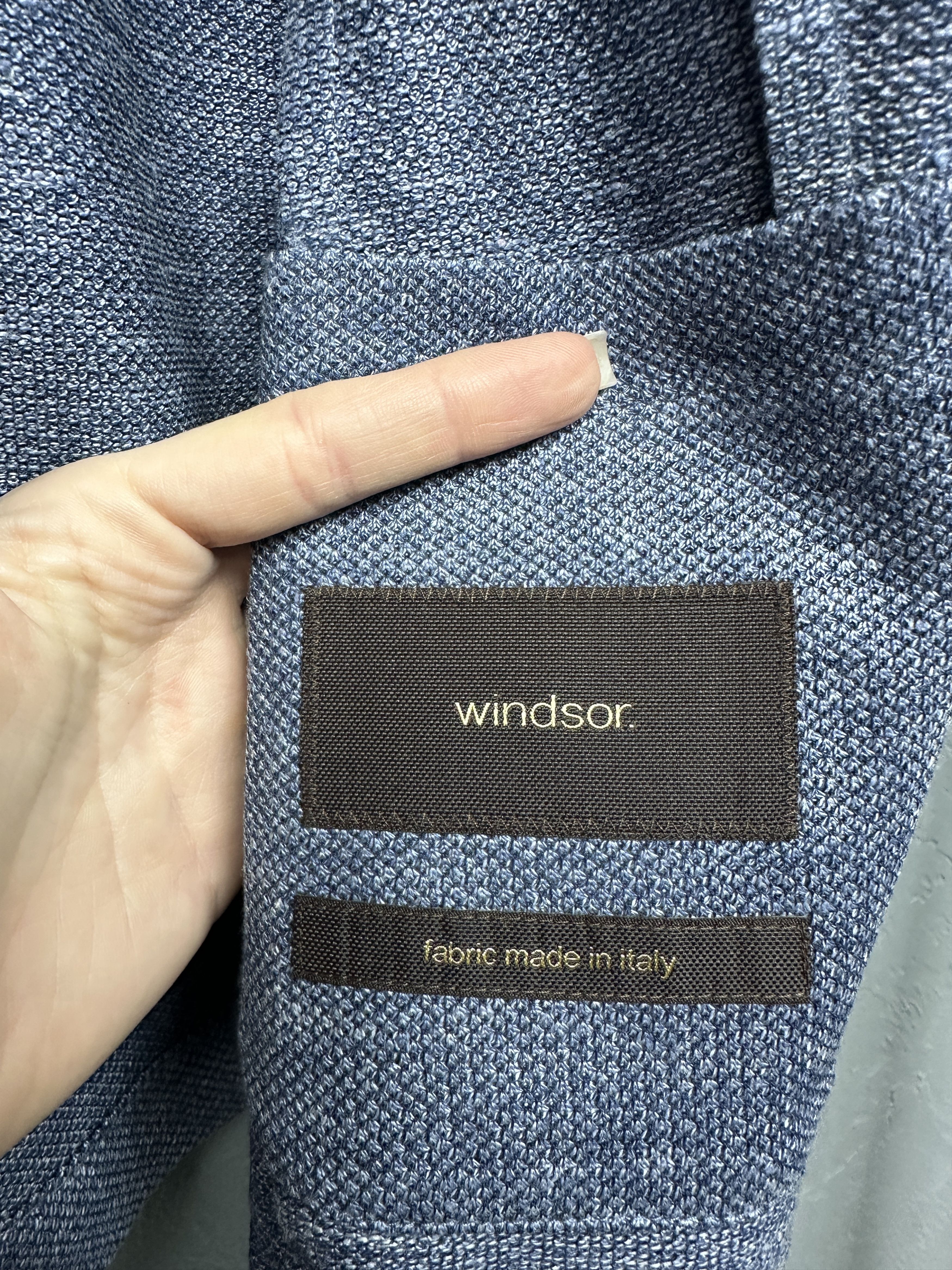 Vintage Windsor Mens Linen Blazer Jacket Size US L / EU 52-54 / 3 - 4 Thumbnail