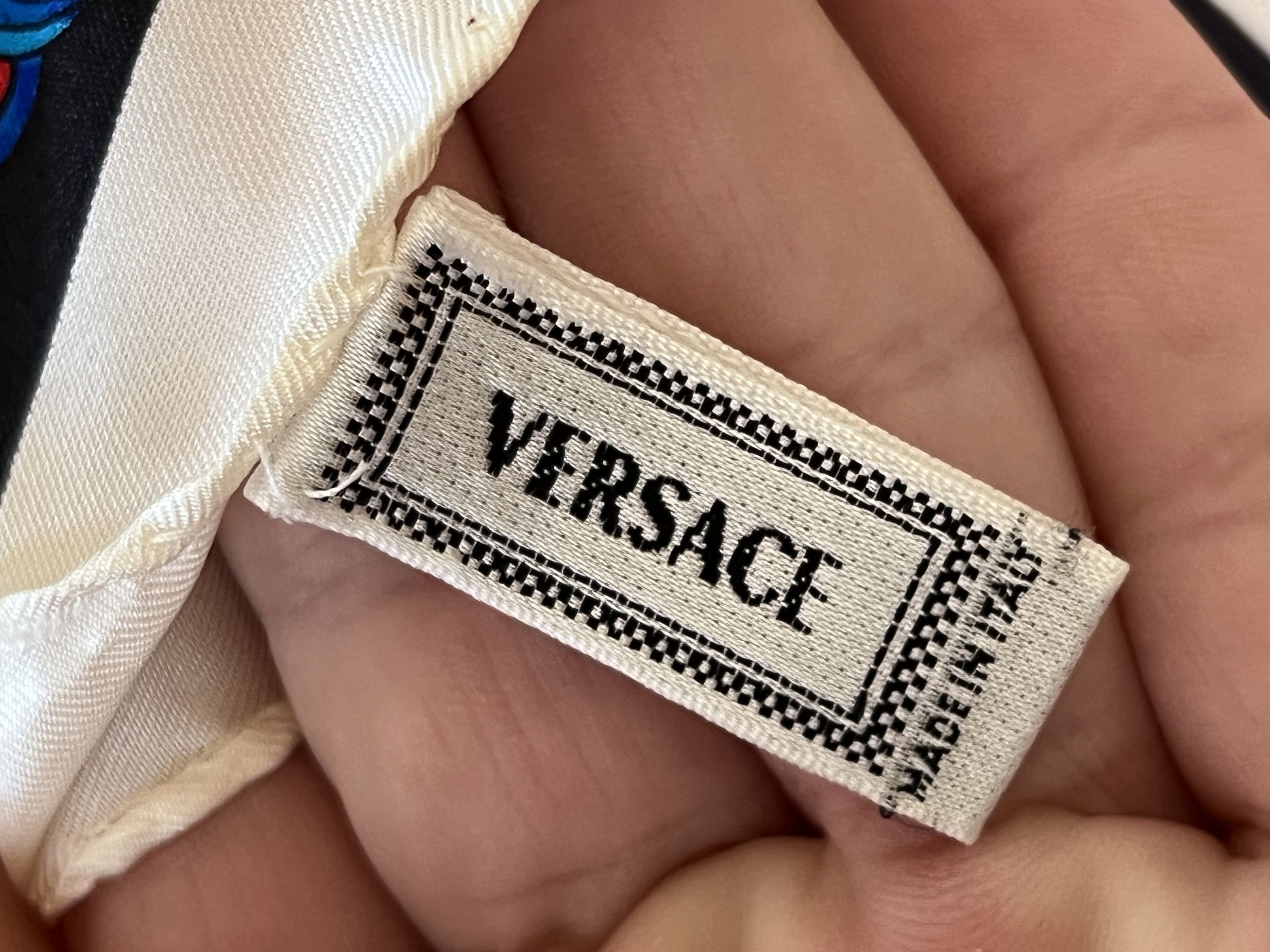 Versace VERSACE SILK SCARF JAPAN STYLE SAMURAY PRINT VINTAGE Size ONE SIZE - 6 Thumbnail
