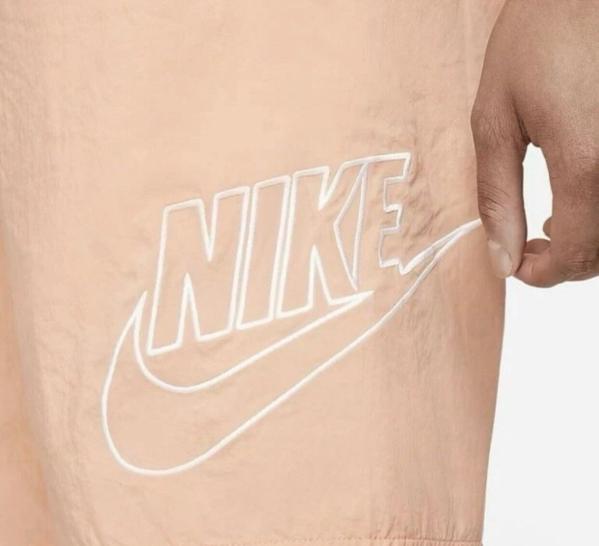 Nike Nike Alumni Woven Flow Nylon Water Short Peach Apricot Agate Size US 30 / EU 46 - 6 Thumbnail