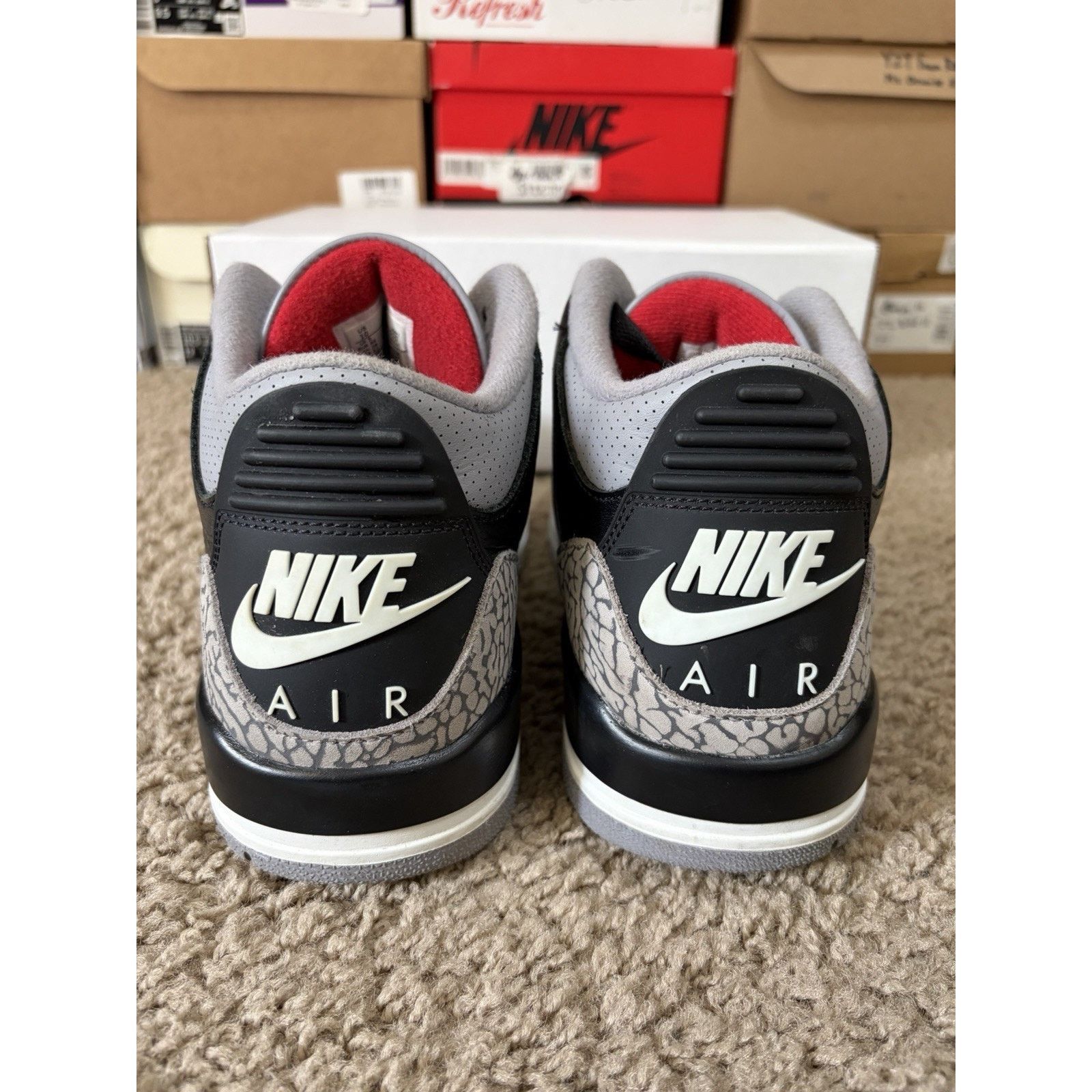 Jordan Brand Size 10 - Jordan 3 Retro OG Black Cement (2024) (DN3707-010) Size US 10 / EU 43 - 5 Thumbnail