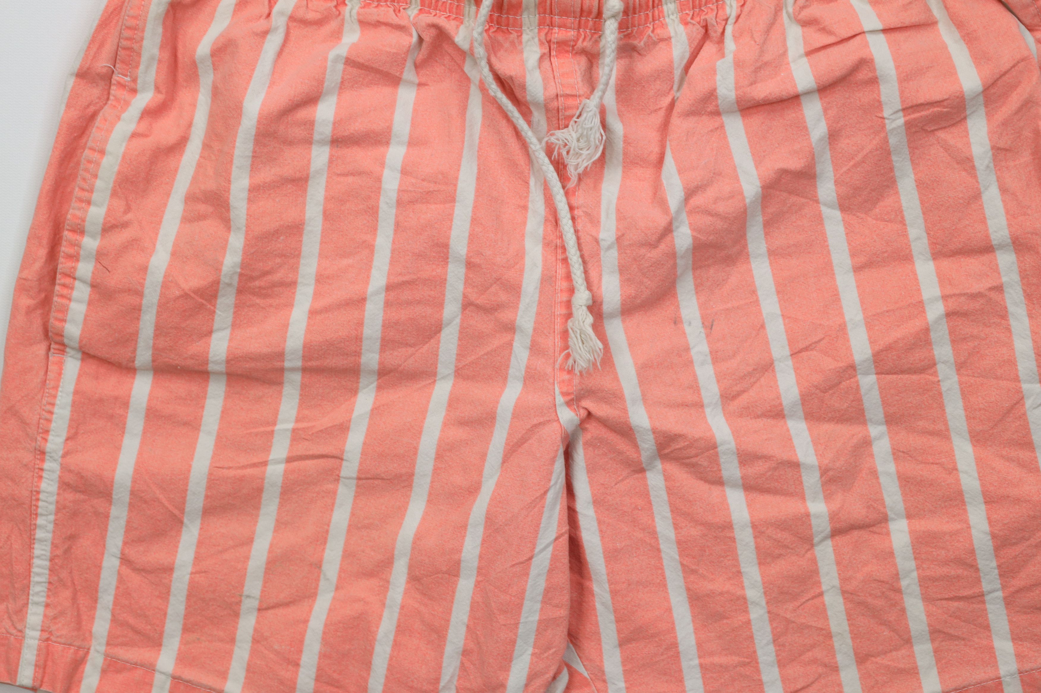 Vintage Vintage 90s Streetwear Striped Above Knee Shorts Cotton USA Size US 30 / EU 46 - 3 Thumbnail