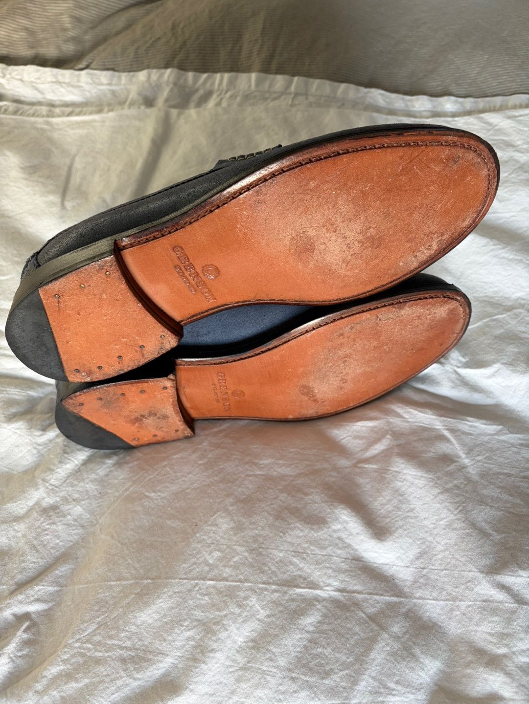 Grenson Grenson loafer in sky blue suede UK 9.5 Size US 10.5 / EU 43-44 - 6 Thumbnail