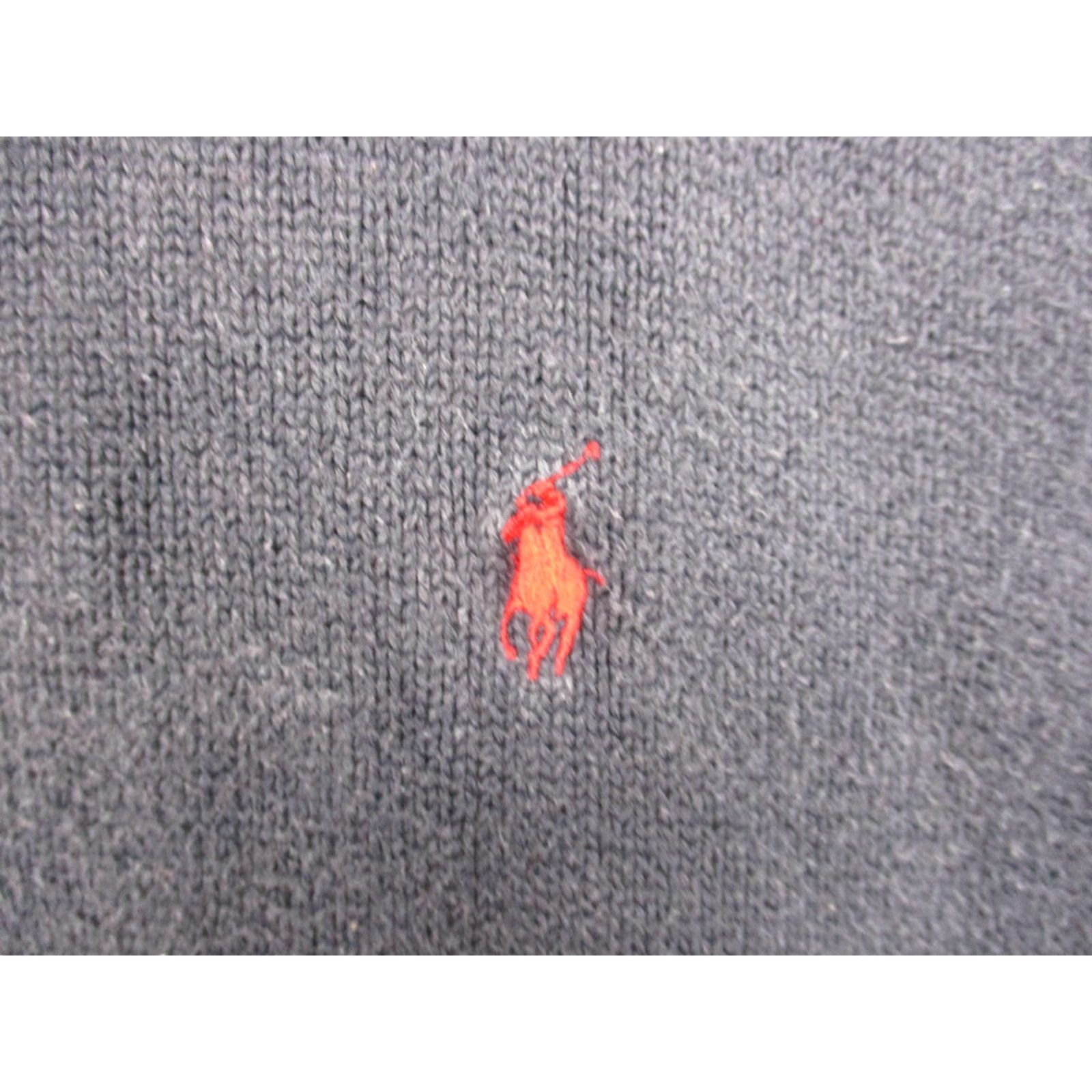 Ralph Lauren VINTAGE Polo Ralph Lauren 1/4 Zip Sweater 3XLT Men Pullover Blue Cotton Logo Size US XXL / EU 58 / 5 - 2 Thumbnail