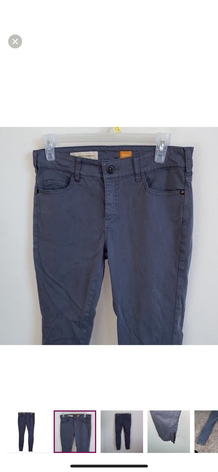 Anthropologie Anthropologie pilcro + the letterpress serif skinny pants Size 27" / US 4 / IT 40 - 2 Thumbnail