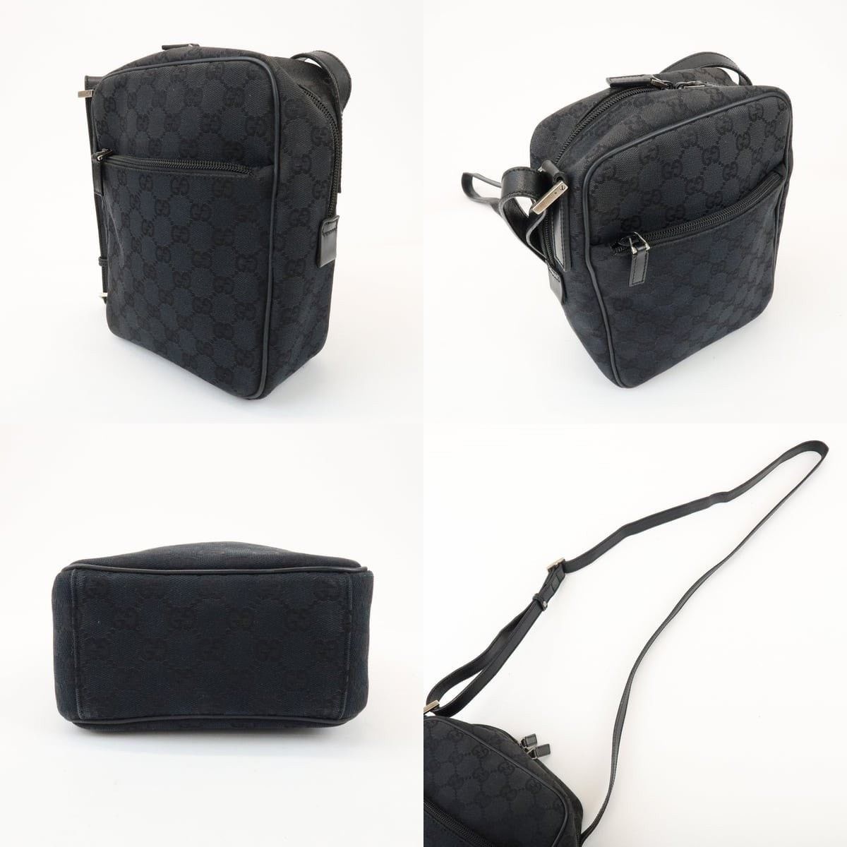 Gucci Gucci GG Supreme Crossbody Bag Black Size ONE SIZE - 3 Thumbnail