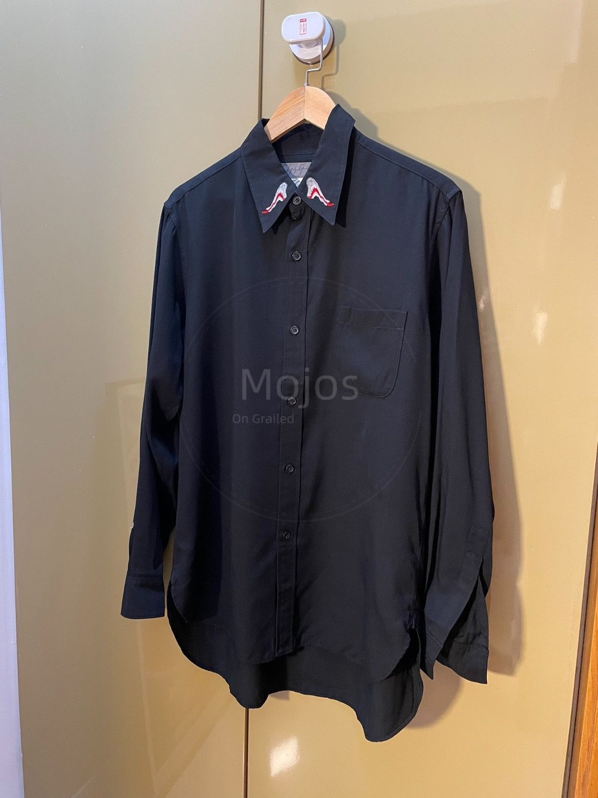 Yohji Yamamoto Sz 3 Yohji Yamamoto Pour Homme 02AW Wing Shirt-2508 Size US L / EU 52-54 / 3 - 3 Thumbnail