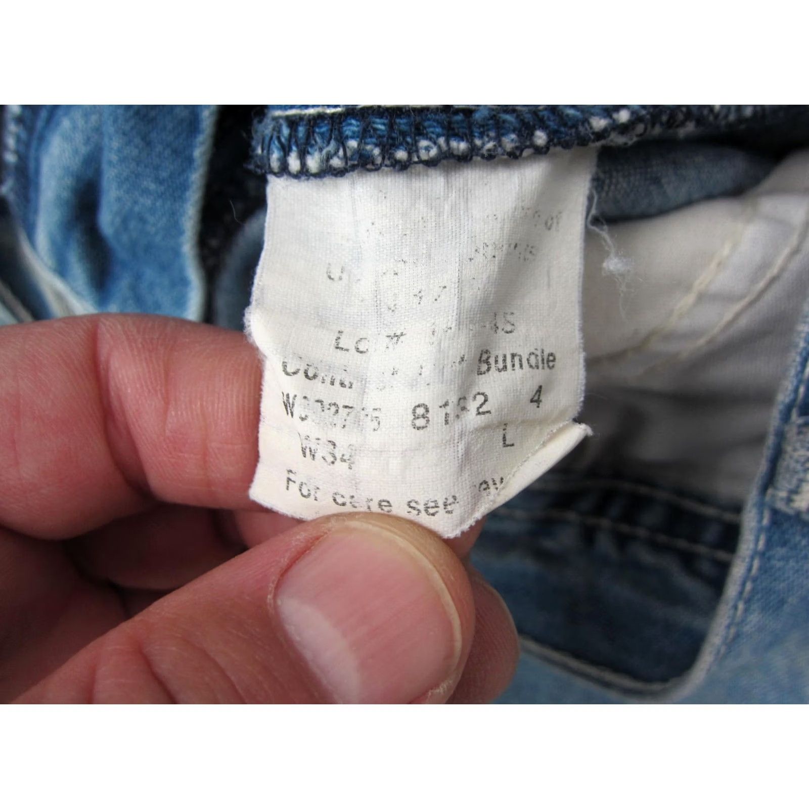 Vintage VINTAGE Key Shorts Mens 34 Blue Denim Jorts Light Carpenter Work Baggy Denim Shorts Blue 34 Mens Size US 34 / EU 50 - 7 Thumbnail