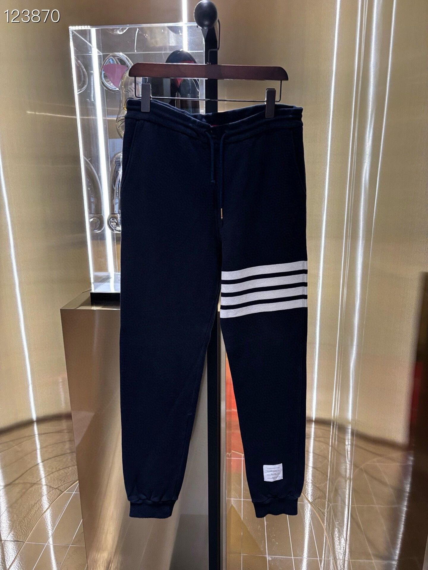 Other Classic Blue Four-Stripe Casual Sports Pants Size US 31 - 1 Thumbnail