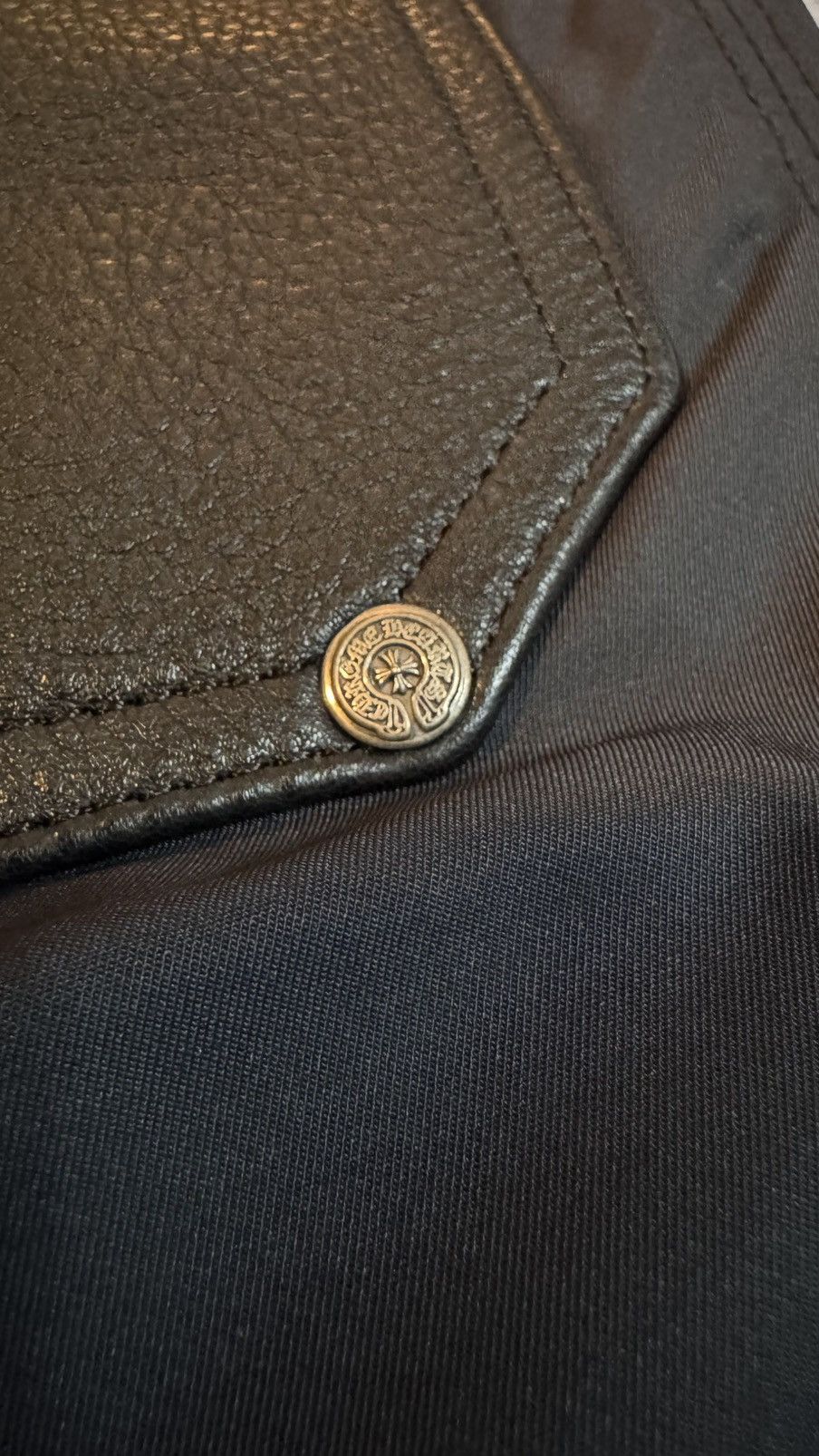 Chrome Hearts Chrome Hearts Sz 38 Nylon/Leather Knee Carpenter Pants Size US 38 / EU 54 - 2 Thumbnail