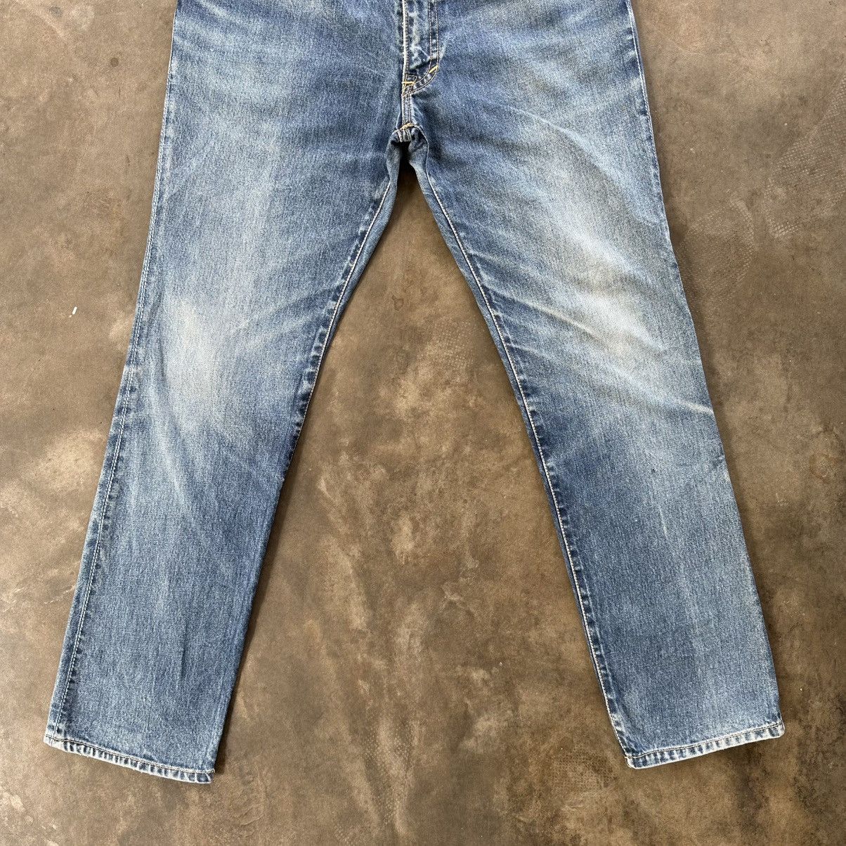Japanese Brand Vintage Japanese Talon Faded Denim Jean Pant W33 Size US 33 - 2 Thumbnail