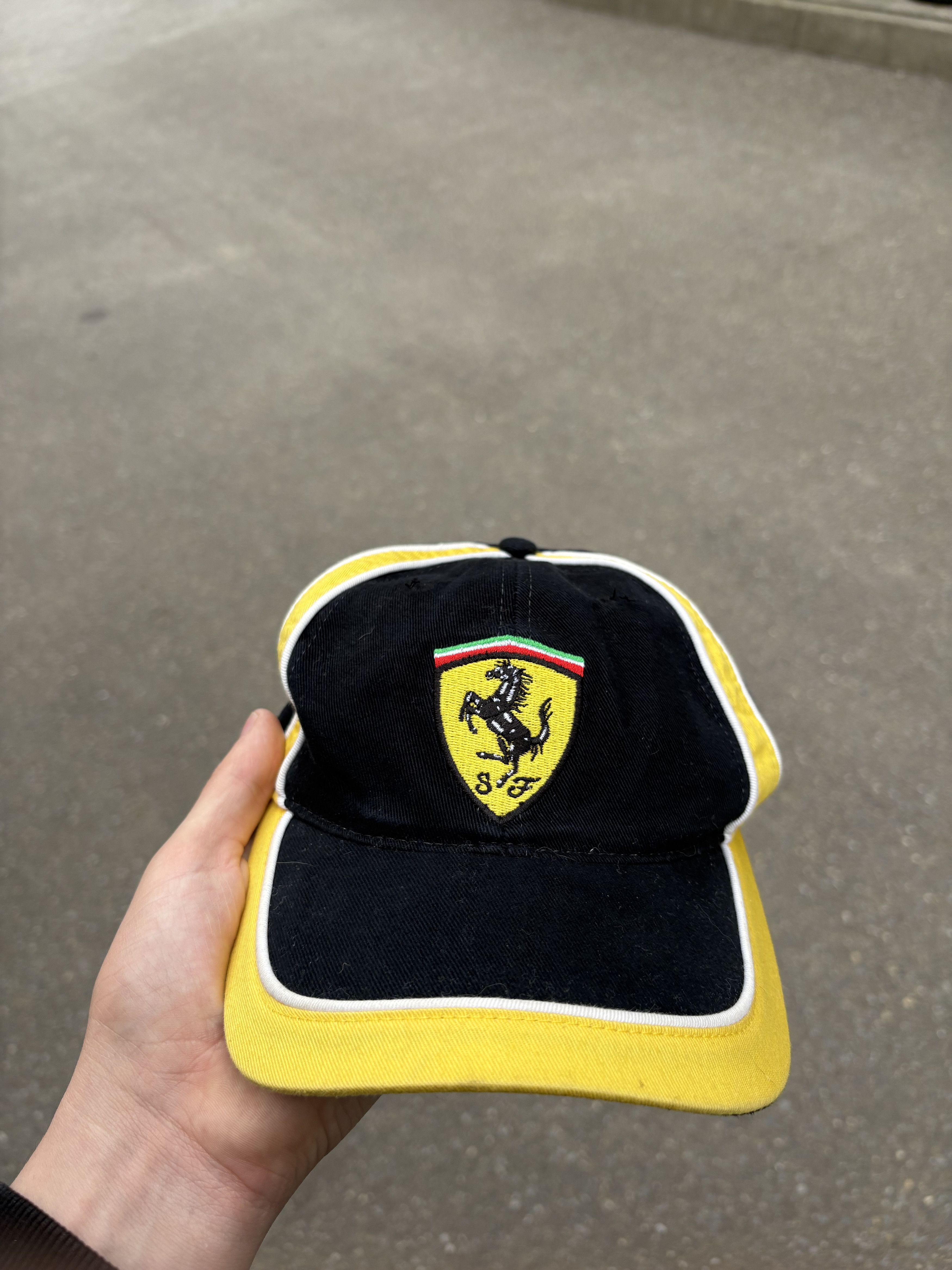 Ferrari × Formula 1 × Vintage Vintage Ferrari Racing Hat Cap F1 like BMW Honda Mercedes Size ONE SIZE - 2 Thumbnail