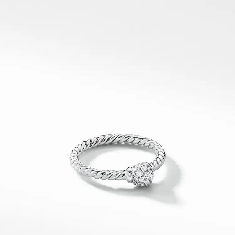 David Yurman o1s1wg111025 R13646D /Size 7 / Solari Station Ring in Silver Size ONE SIZE - 1 Thumbnail