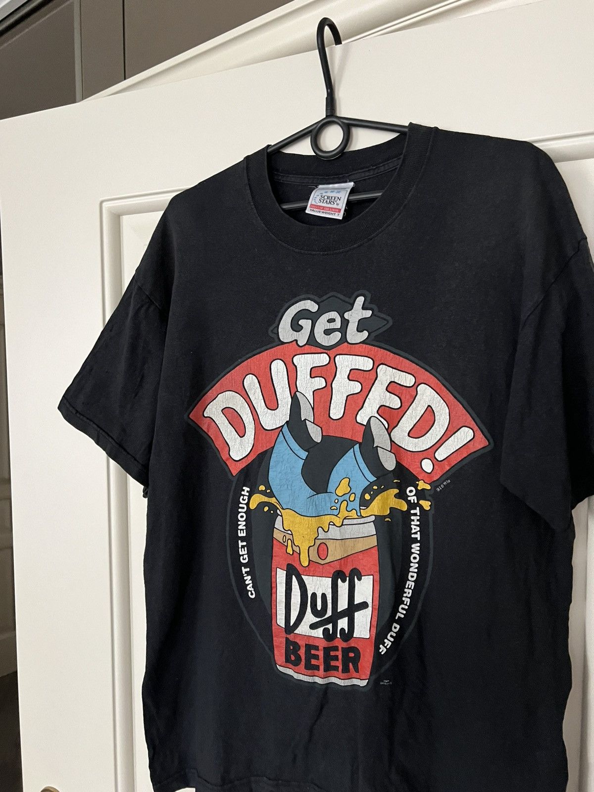 The Simpsons Vintage 1999 The Simpsons Get Duffed Homer Simpson T-Shirt Size US XL / EU 56 / 4 - 3 Thumbnail
